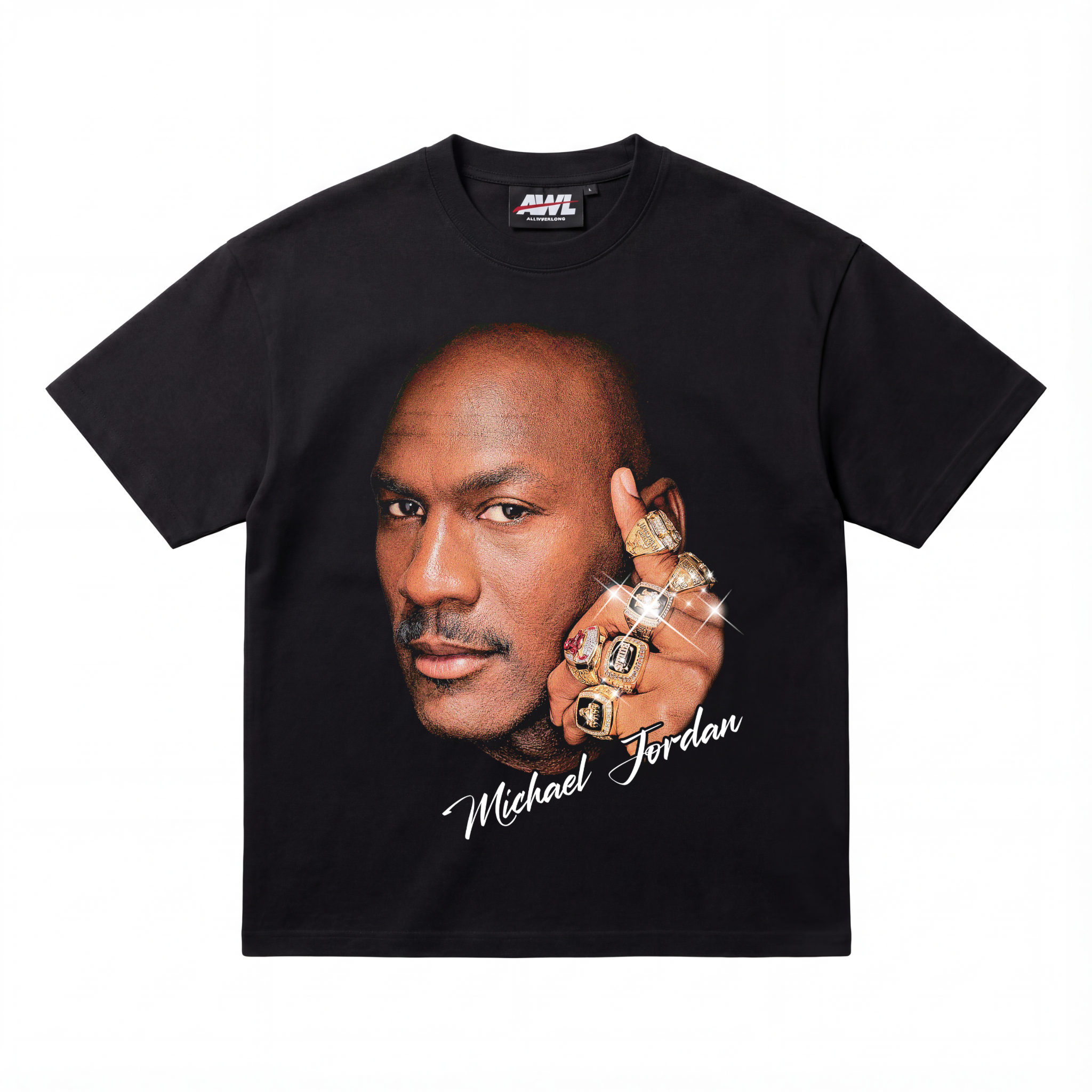 MICHEAL JORDAN CHAMPIONSHIP RINGS T-SHIRT