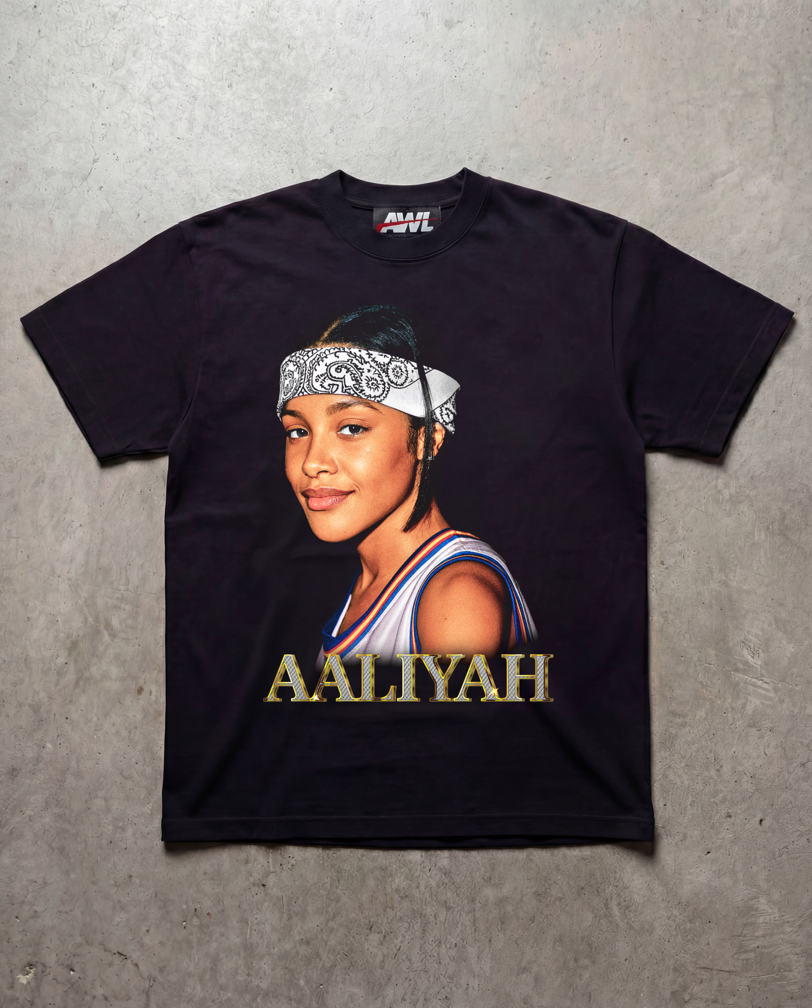 AALIYAH RETRO GRAPHIC T-SHIRT