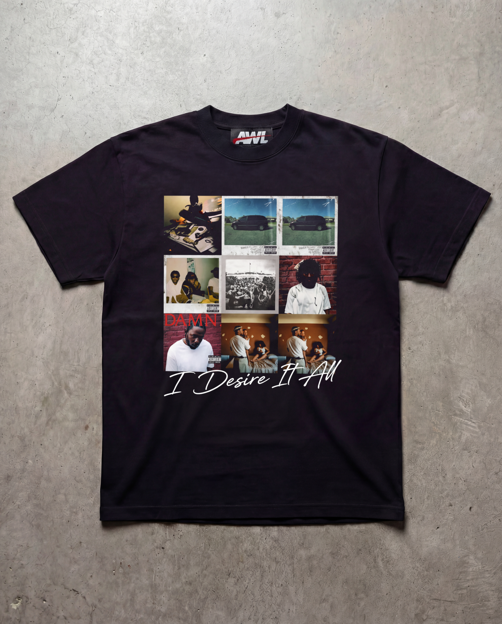 KENDRICK ALBUM COVERS T-SHIRT