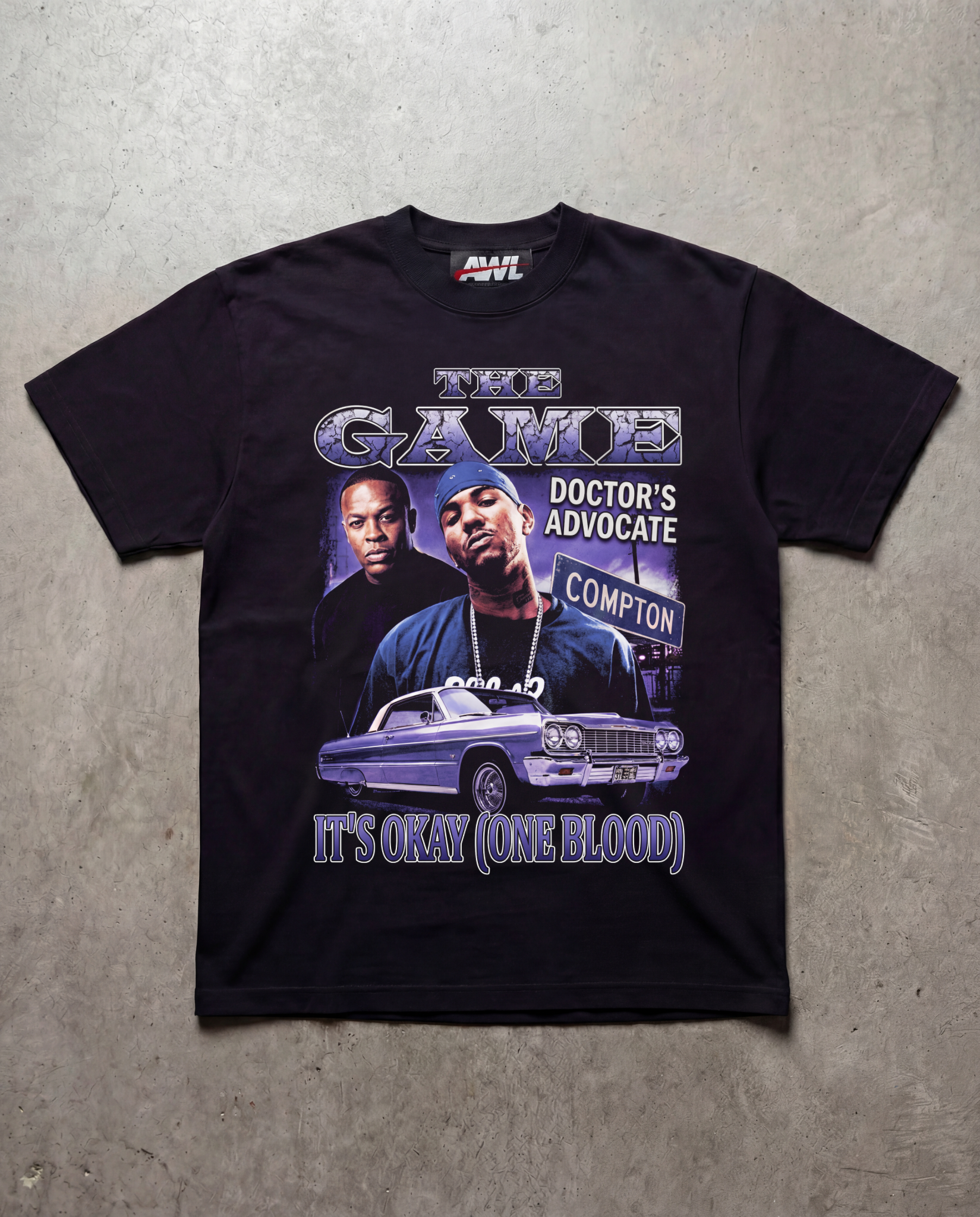 THE GAME & DR DRE SQUARED T-SHIRT