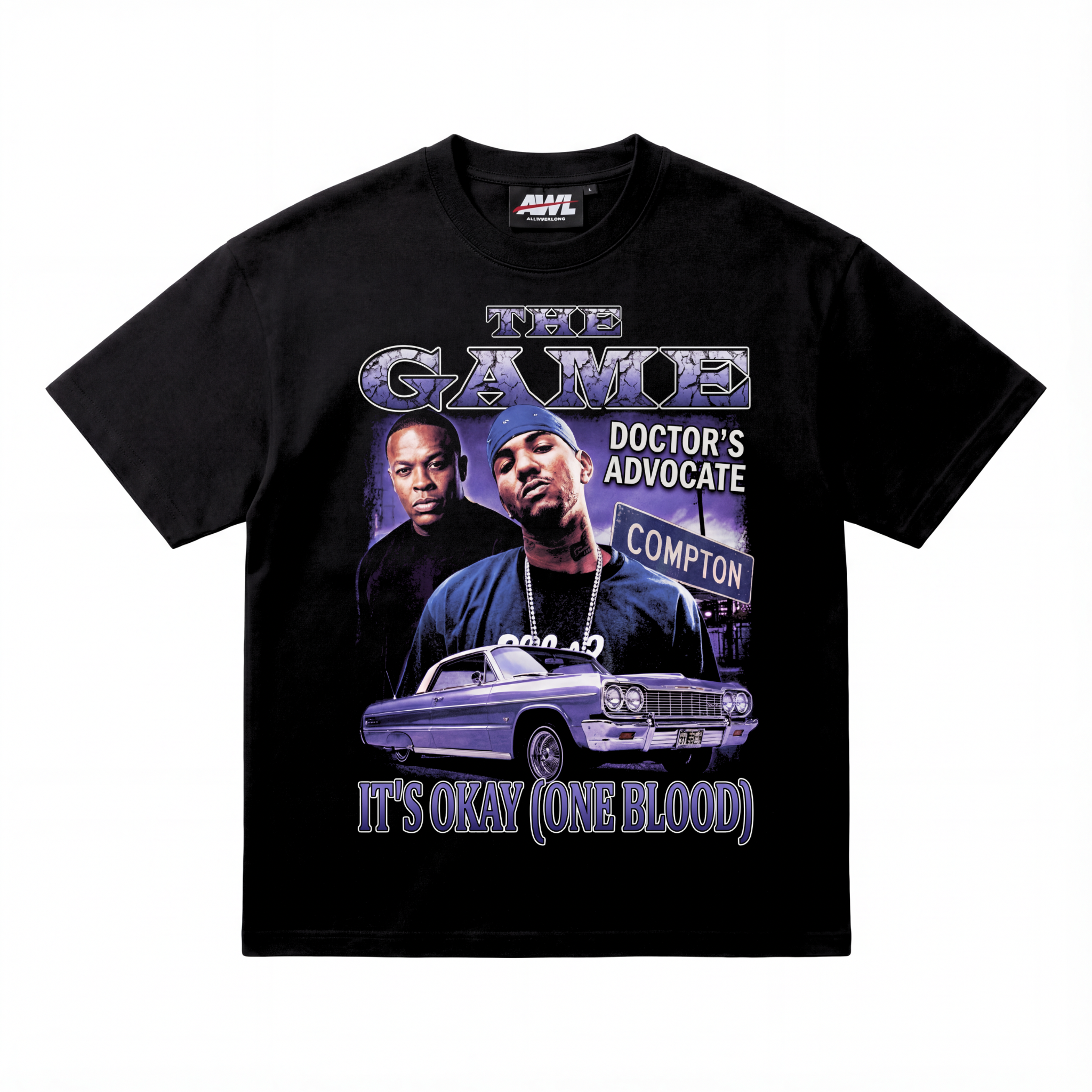 THE GAME & DR DRE SQUARED T-SHIRT