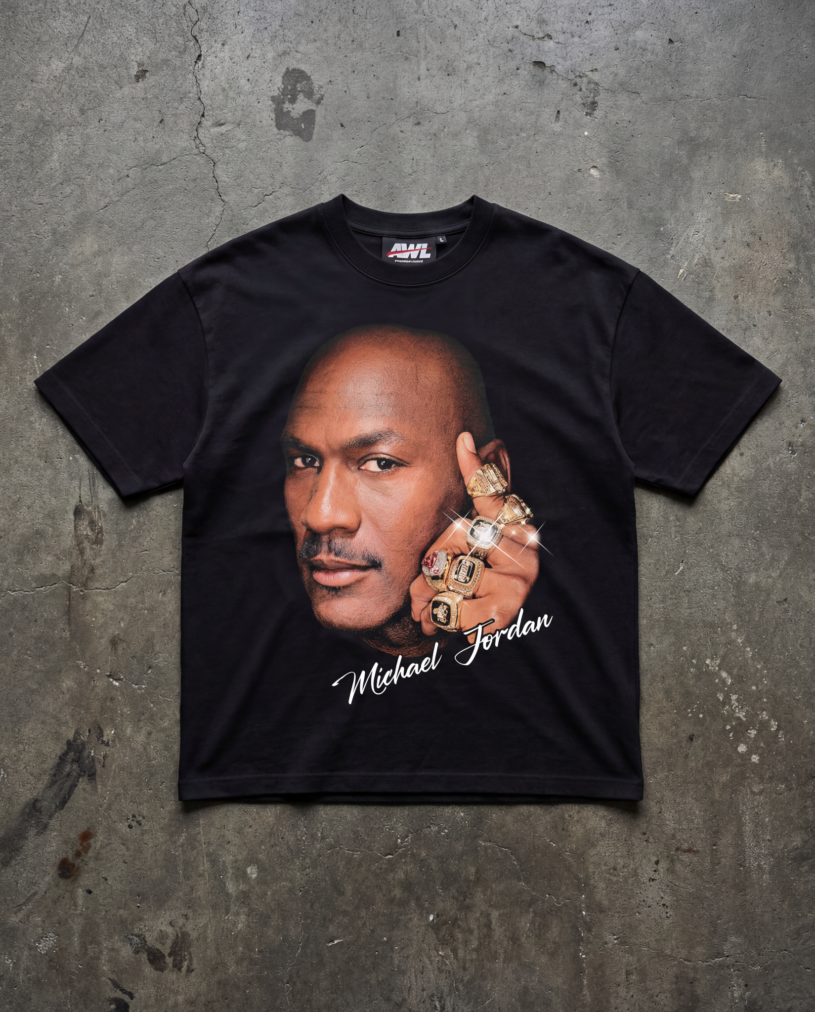 MICHEAL JORDAN CHAMPIONSHIP RINGS T-SHIRT